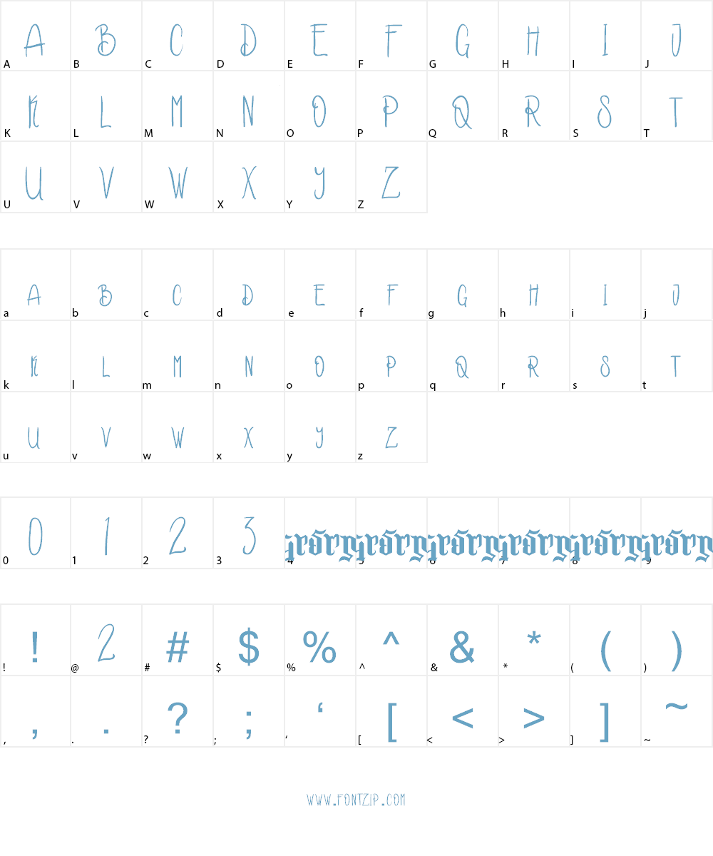 Kakara Font Character